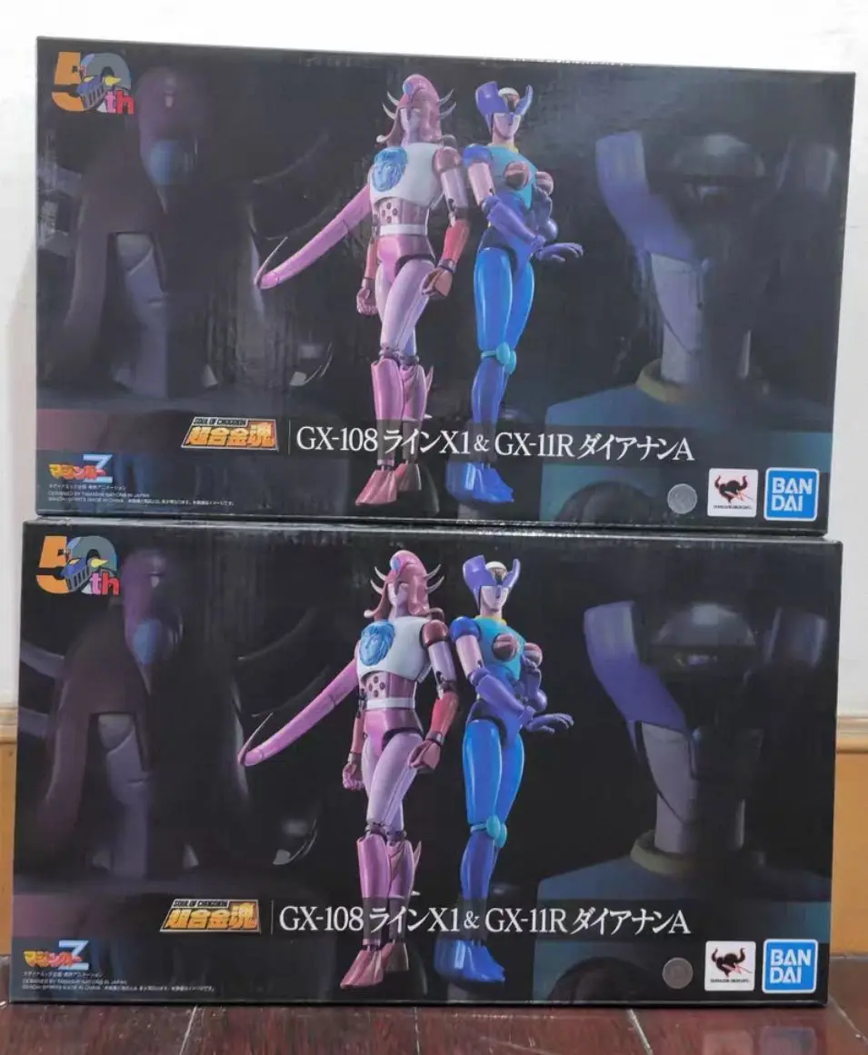 

In Stock Bandai Chogoalloy Soul GX108 Rhine X1&GX11R Diana Combination 1/9 Doll Model Collection Gift Collection Gift