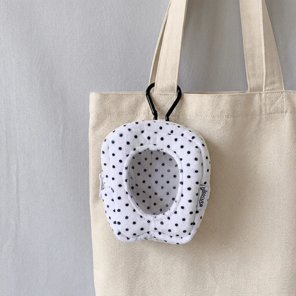 Fashion Transparent Polka Dot Coin Purse PVC Y2k Protector Case Zipper Display Storage Bag