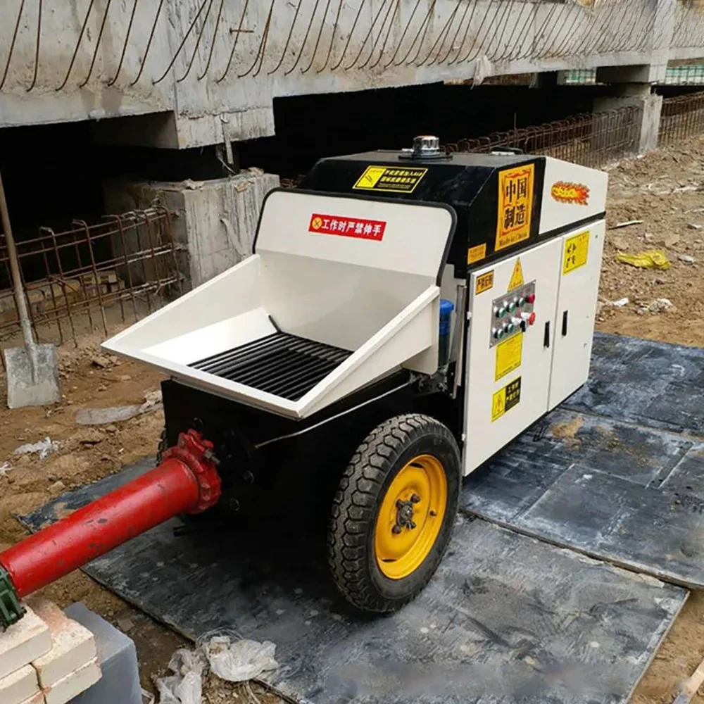 China Low-Price Portable Remote-Control Mini Concrete Transfer Pump - Diesel-Powered High-Efficiency for Construction