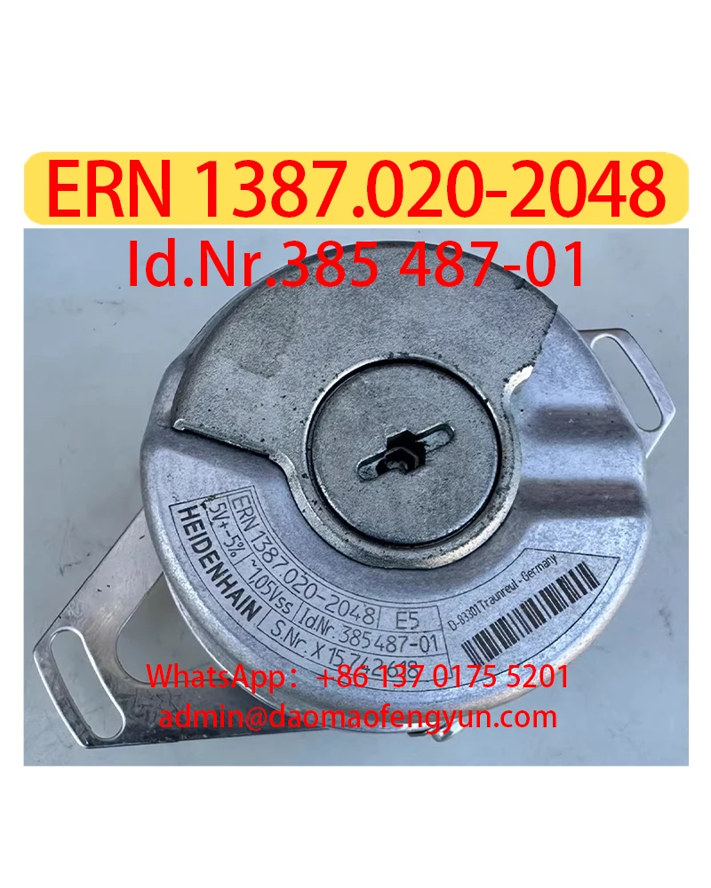 

ERN 1387.020-2048 Used Id.Nr.385 487-01 Encoders Tested ok，Fast shipping，ERN1387020-2048