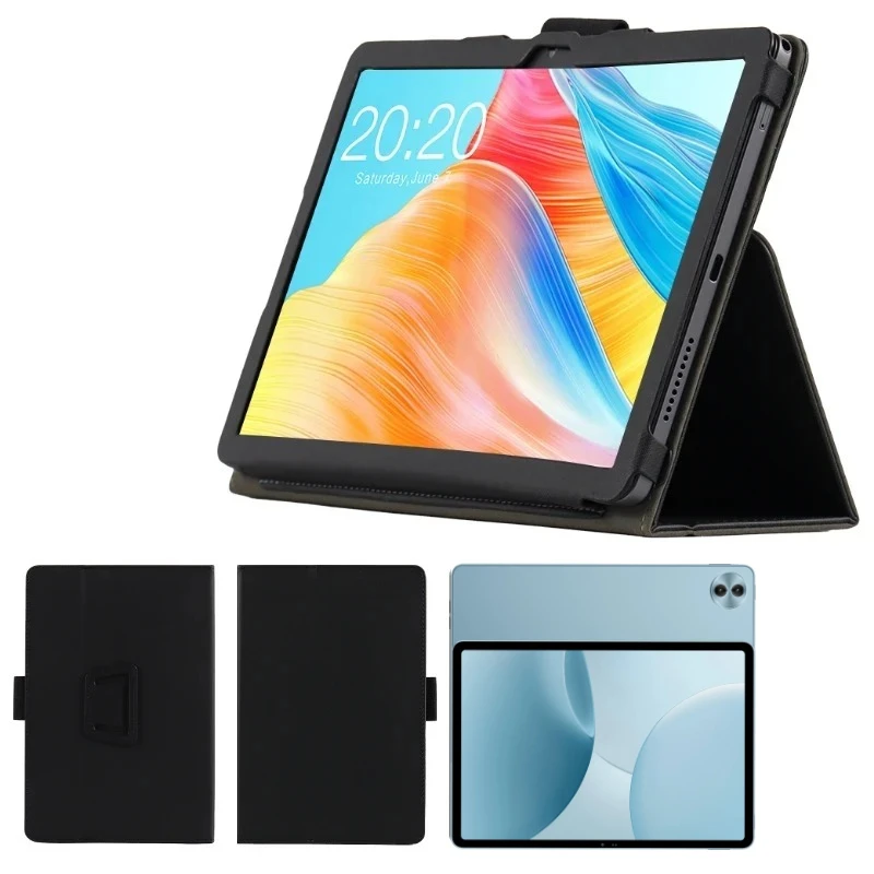

Hidden Camera Cutout For Funda Blackview Mega 5 12.2" Tablet Case Handheld Folio PU Leather Cover with Stylus Loop Holder