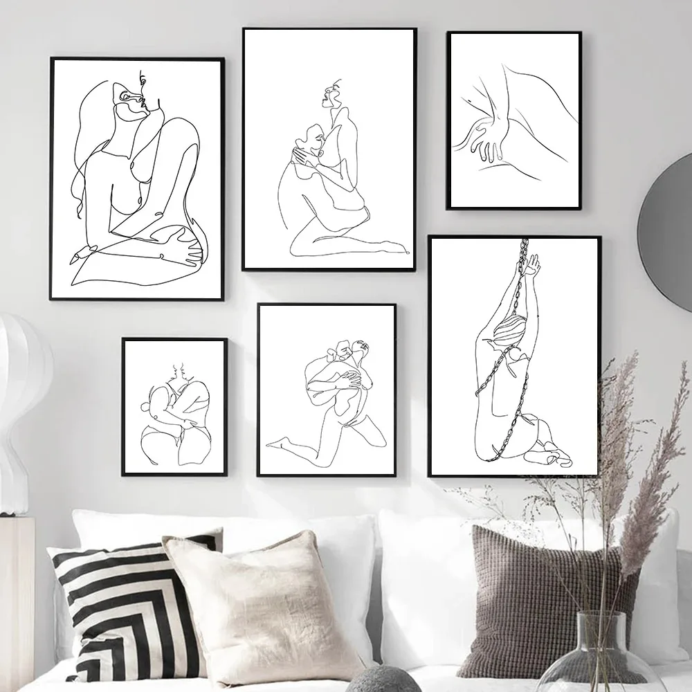 Frau nackt hot – Warum dieses minimalistische Nacktkunstposter mein Wohnzimmer verwandelt hat