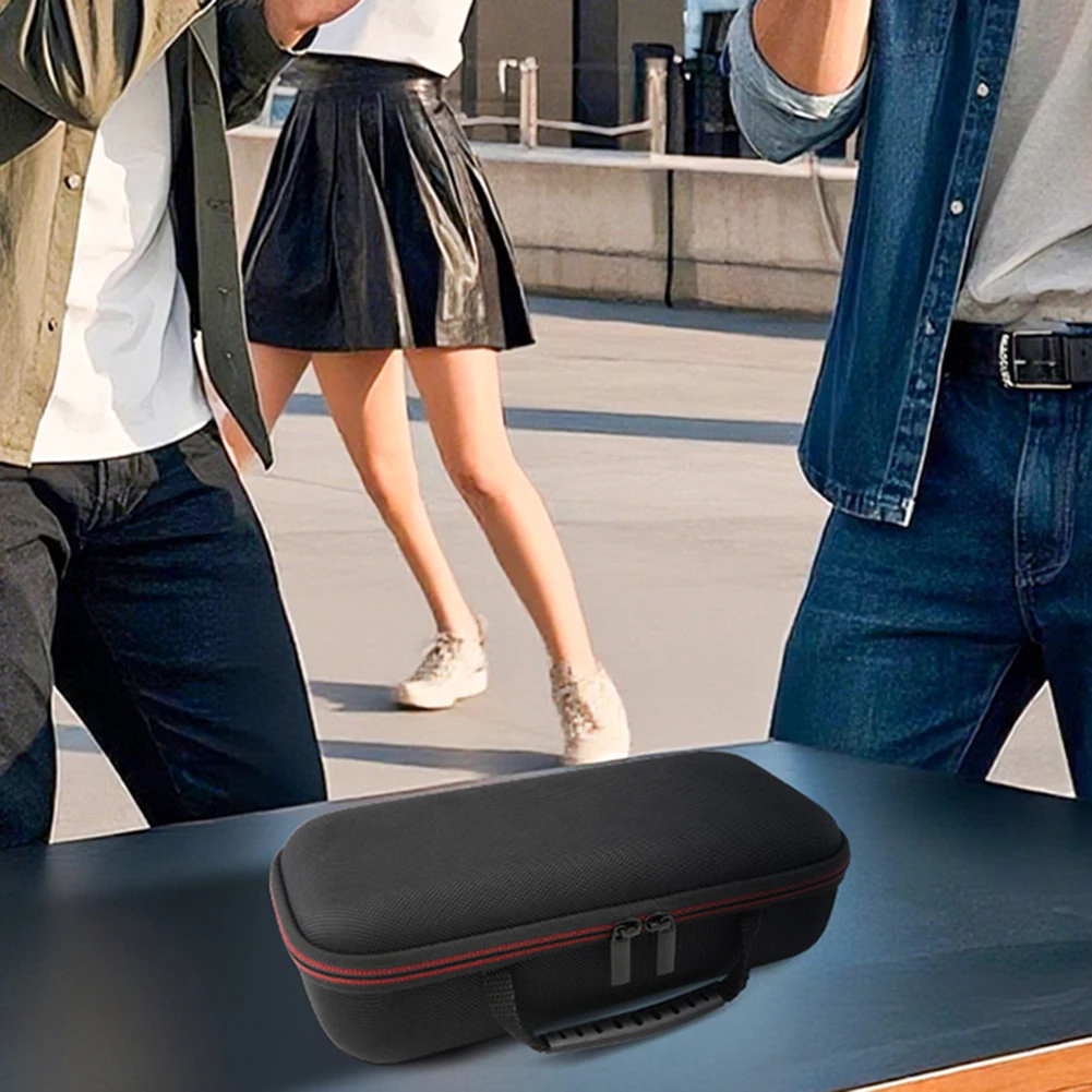 حقيبة سفر محمولة باليد بميكروفون مزدوج مع سحاب غطاء إيفا صلب حقيبة حمل محمولة باليد حقيبة حمل ميكروفون مزدوج لميكروفونين لاسلكيين