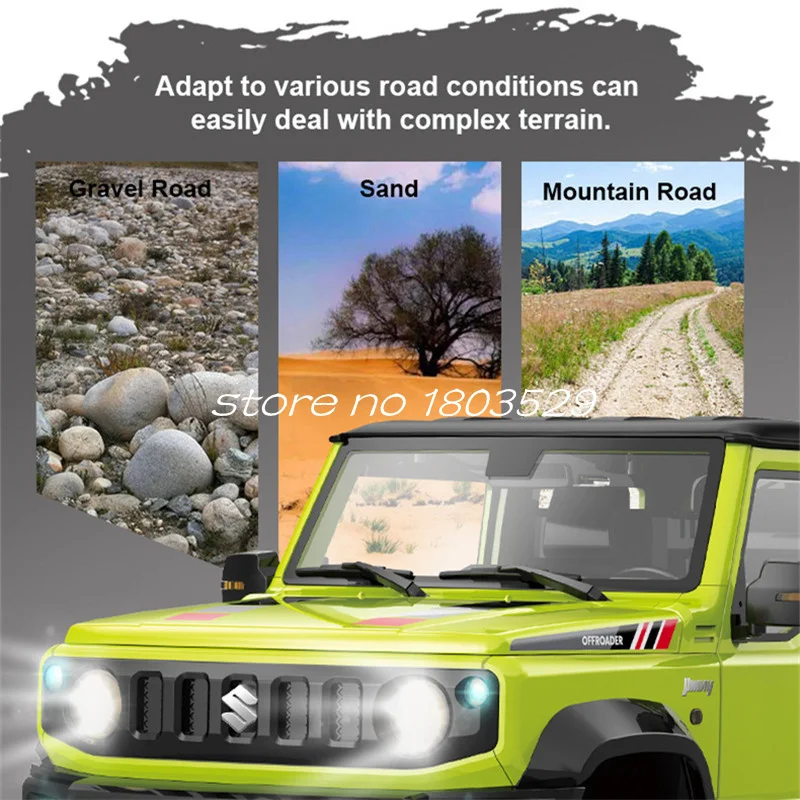 Coche eléctrico RC con protección inteligente de bajo voltaje 1:16, 2,4G, 2 en 1, tablero de accionamiento, Servo Digital, LED fresco, coche de juguete con Control remoto para fumar