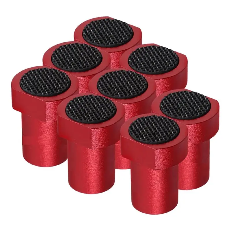 A93E-Aluminum Non-Slip Bench Dog Clamp 8Pcs For Workbench Dogs Stops For Tables, Woodworking& DIY Projects 19Mm