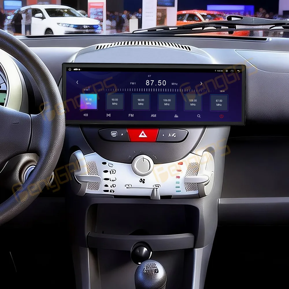 Car Accessories Radio For Peugeot 107 Citroen C1 Toyota Aygo 2005-2014 Android Auto GPS Navigation Multimedia Stereo Head Unit