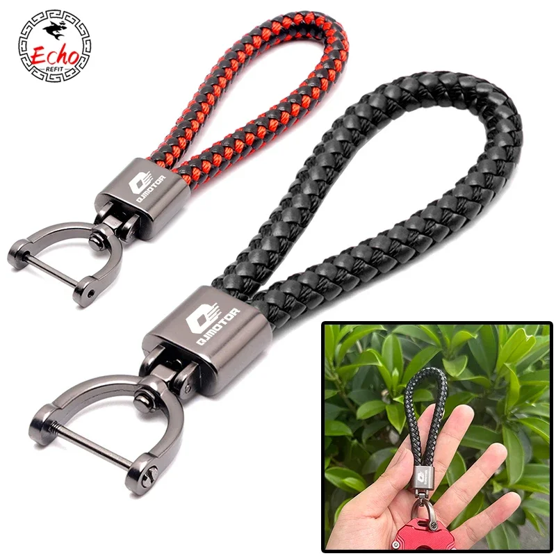 

For QJMOTOR QJ SRT 800 800X 800SX 800SRT SRT 800X 800 High quality Motorcycle Accessories Zinc Alloy Keychain Key Ring