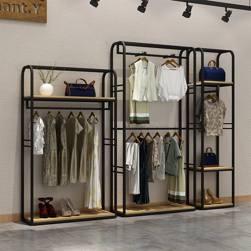 Custom , Factory Custom Boutique Clothing Rack Shelf for Clothes Shop Fittings and Display