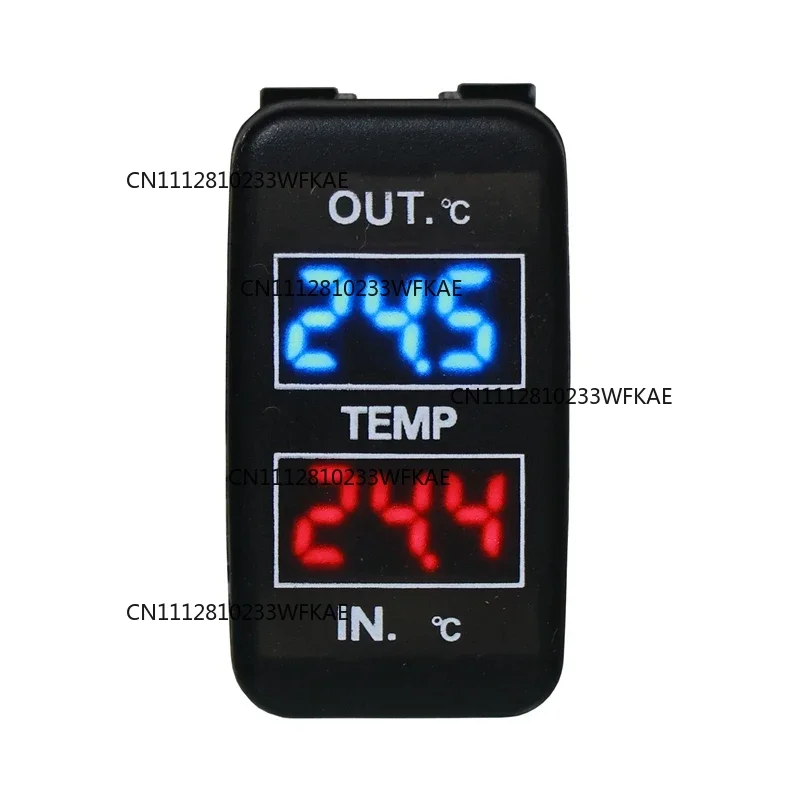 Dual Temperature Display Inside and Outside the Car Dual Temperature Sensor for Toyota Corolla Reiz Prado Prius