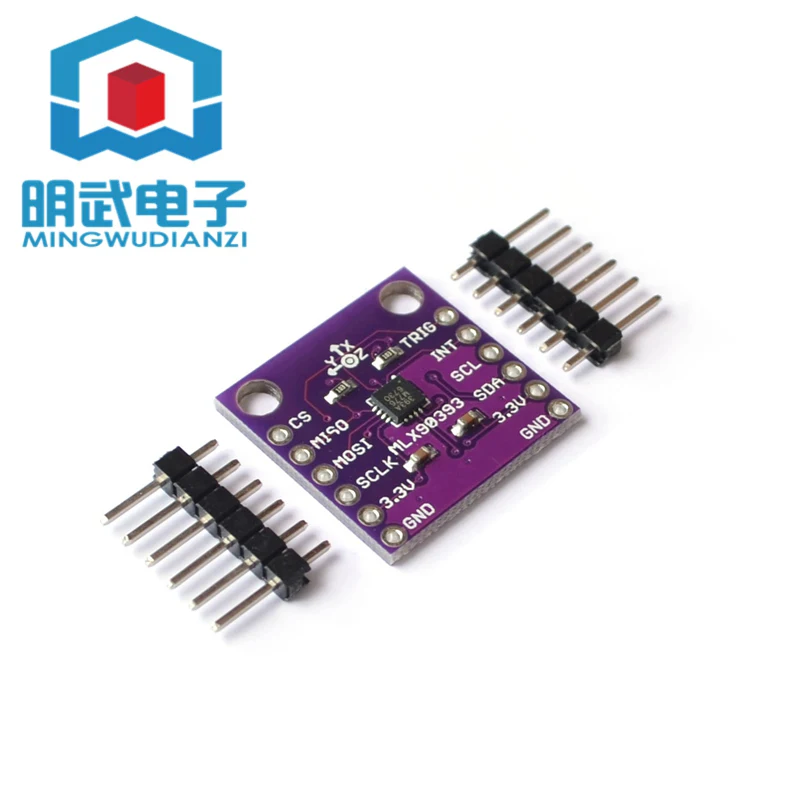 90393 MLX90393 Displacement Angle Rotation Of 3 D Digital three-dimensional Hall Sensor Location