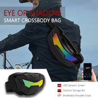 Motorcycle Riding Shoulder Bag LOY Moto Pocket LED Backpack Mobile Phone Bag Crossbody Bag Men Smart Display Backpack