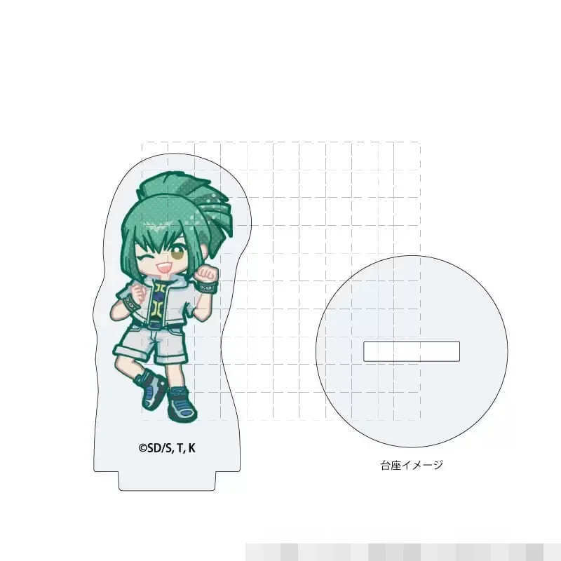 Anime Yu-Gi-Oh! 5D\'s Acrylic Stand Doll Game Fudo Yusei JACK ATLAS Akiza Izinski Mini Figure Model Plate Cosplay Toy Gift