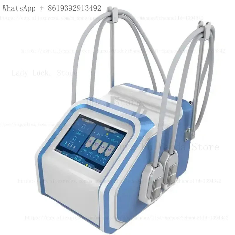 

New Portable Cryo 4 Plates Fat Removal Cellulite Reduction Body Sculpture Diamond Ice Cold Fat Freezing LPG Machine