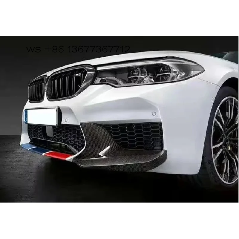 

High-quality MP-style dry fiber and carbon angle F90 M5 front bumper lip F90 M5