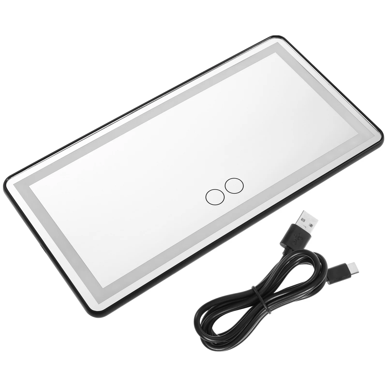 

Auto Sun Visor Makeup Mirror 60 Leds 3 Light Modes Rechargeable Easy Install Car Truck Suv Long Life Sun Visor Mirror