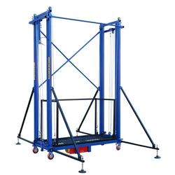 Electric scaffolding foldable remote control lifting hoist construction site small automatic loading platform