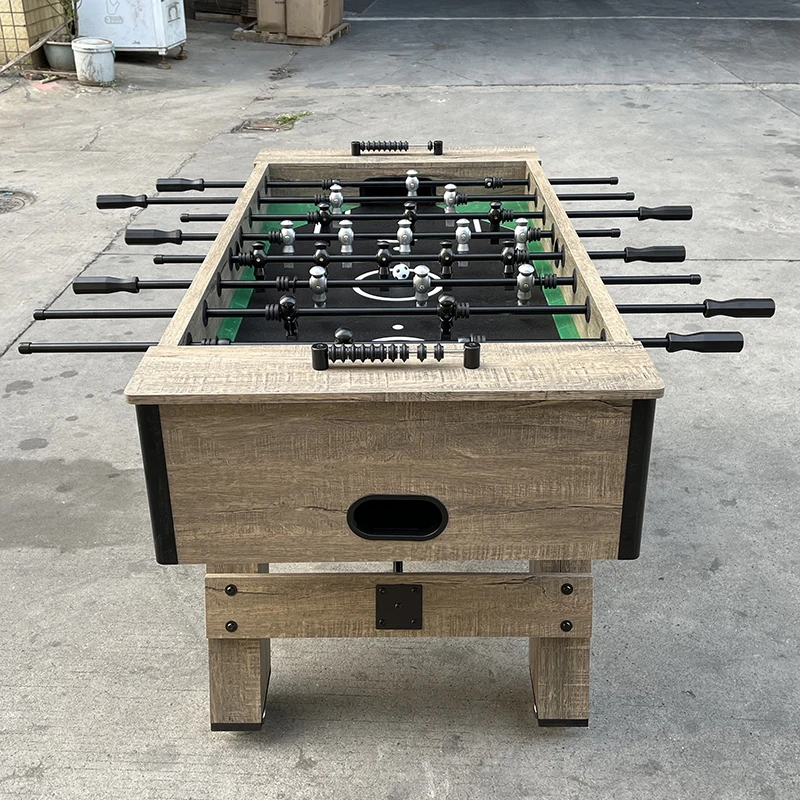 Design Wooden Color 5ft Soccer Table Wooden Baby Foot Foosball Soccer Game Table With Accessories
