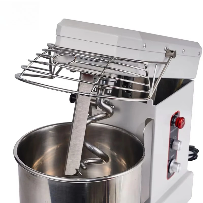 Industrial Bread Dough Mixing Machine Spiral Dough Mixer Machine Lift Food Processor Dough Mixer for Sale