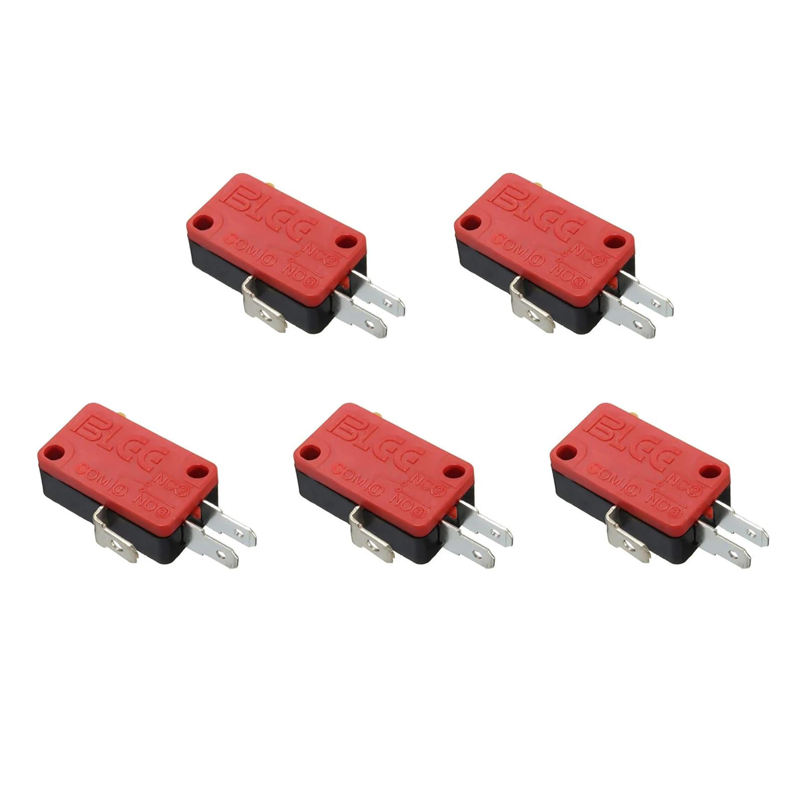 10Pack Red New 3 Pin Microswitch Push Button For Arcade Mame Jamma Games Console Accessories