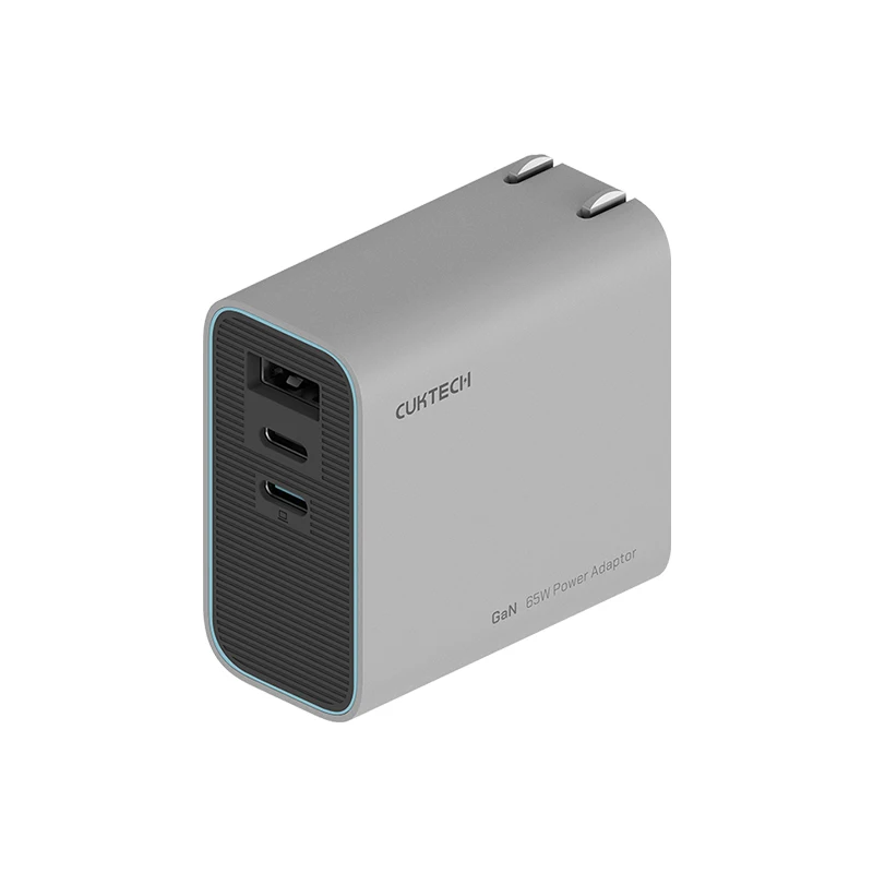 CUKTECH 65W GaN Charger USB-C Charger 2A1C Ports For Xiaomi 14 iPhone 15 14 Pro Max MacBook Fast Charger For Laptop PD Charger