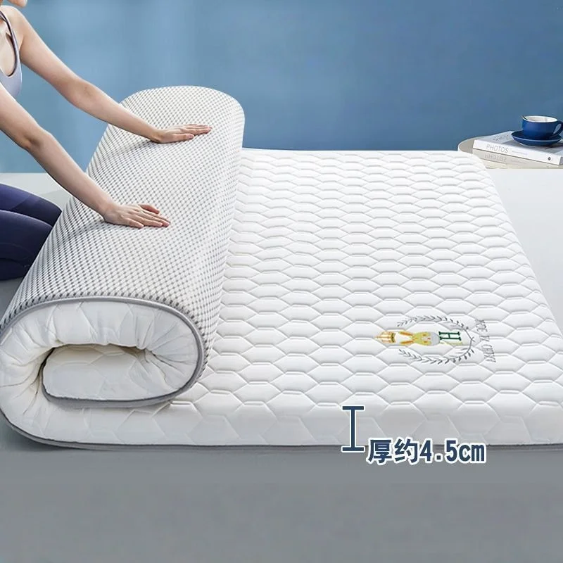 

Матрас из соевого волокна, утолщенный, с антибактериальным латексным топпером, мягкий, дышащий, бесшумный, для татами, приятный для кожи