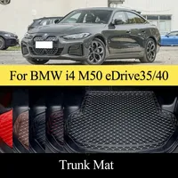 Custom Car Trunk Mats for Bmw i4 EV m50 eDrive40 eDrive35 2022 2023 2024 Car Accessories Auto Goods Interior Details