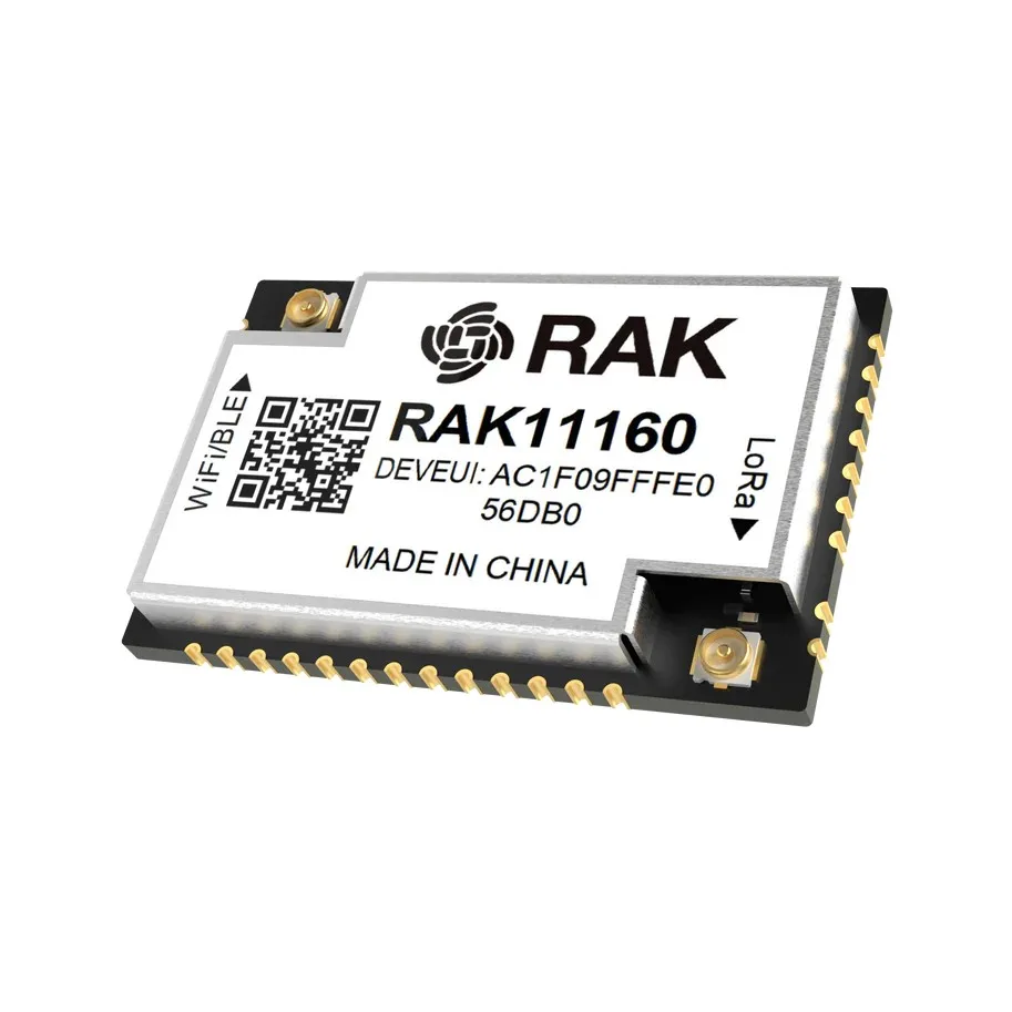 

Двухъядерный модуль для LoRaWAN ® с Wi-Fi и BLE | Модуль ESP32 + STM32WL для IoT дальнего действия с батарейным питанием | RAK11160