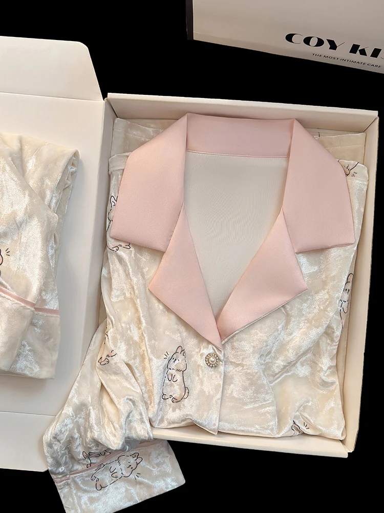 ensemble-de-vetements-de-maison-lapin-en-velours-dore-pour-femmes-long-pantalon-long-chaud-cadeau-costume-de-loisirs-confortable