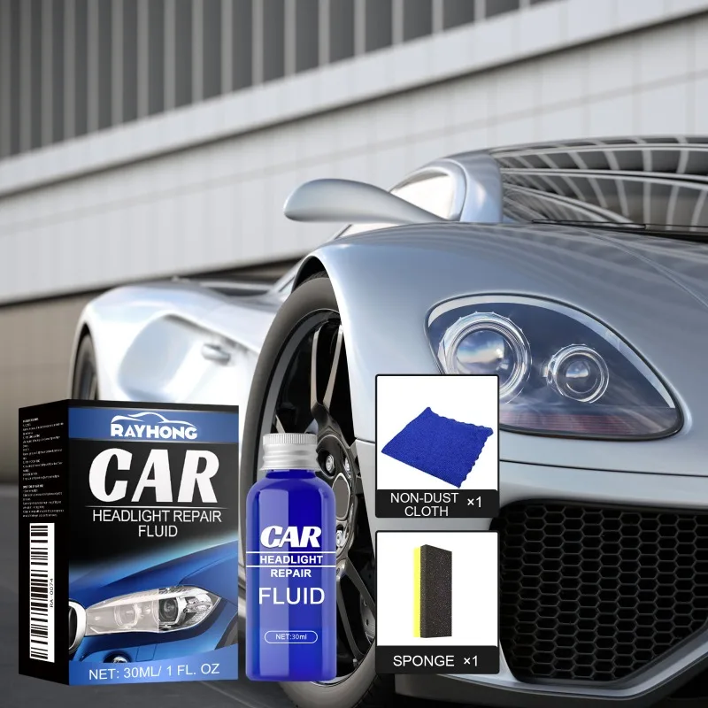 Auto Headlight Restoration Agent Eliminates Yellowing Haze Provides Anti - Scratch Protection Quick - Drying Easy Application