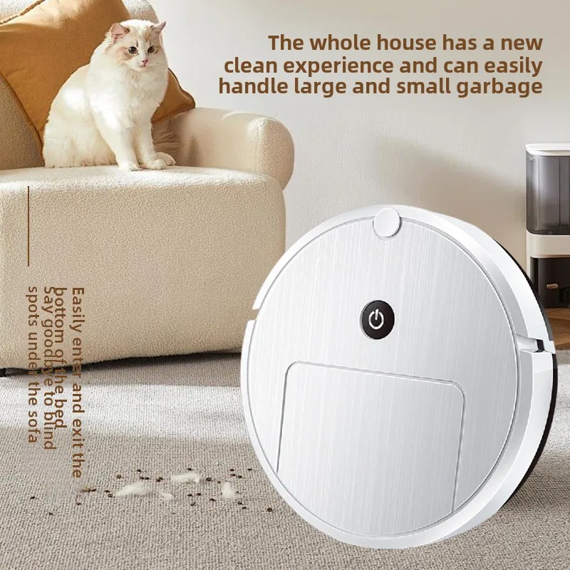 New USB Rechargeable Robot Vacuum | Automatic Floor Mopping Machine for Home | Smart Single Mop Function, Effortless Cleaning