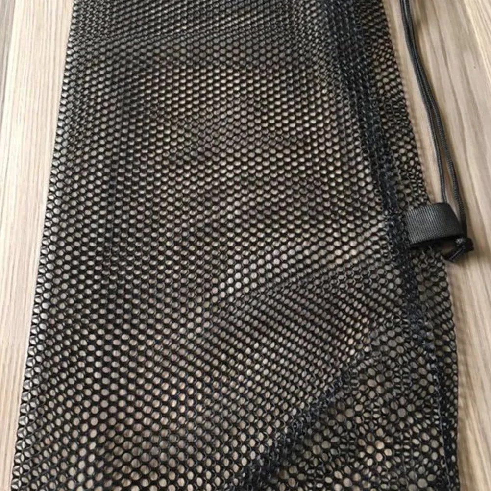 

Snorkeling Gear Bag Black Diving Equipment Tote Large Capacity Fast-Drying Mesh 20Kg Load-Bearing Strength Diving Equipment