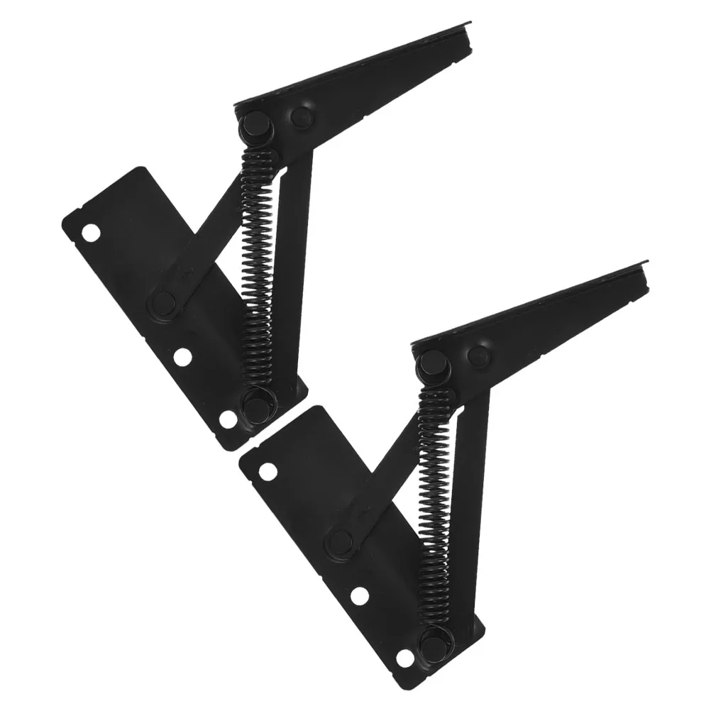 

Spring Hinge Lifting Bracket Black 80 Degrees Furniture Storage Support Sofa Bed Ratchet Hinge Cold Rolled Steel Chest