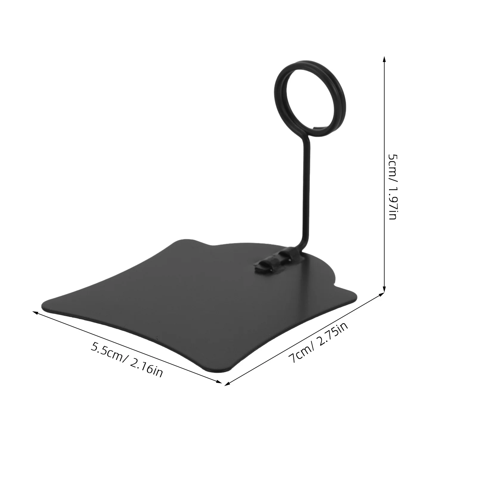 Price Tag Holder Vertical Black Metal Bakery Cake Dessert Tabletop Stand Food Name Cards Memo Clips Photo Holders Store Display