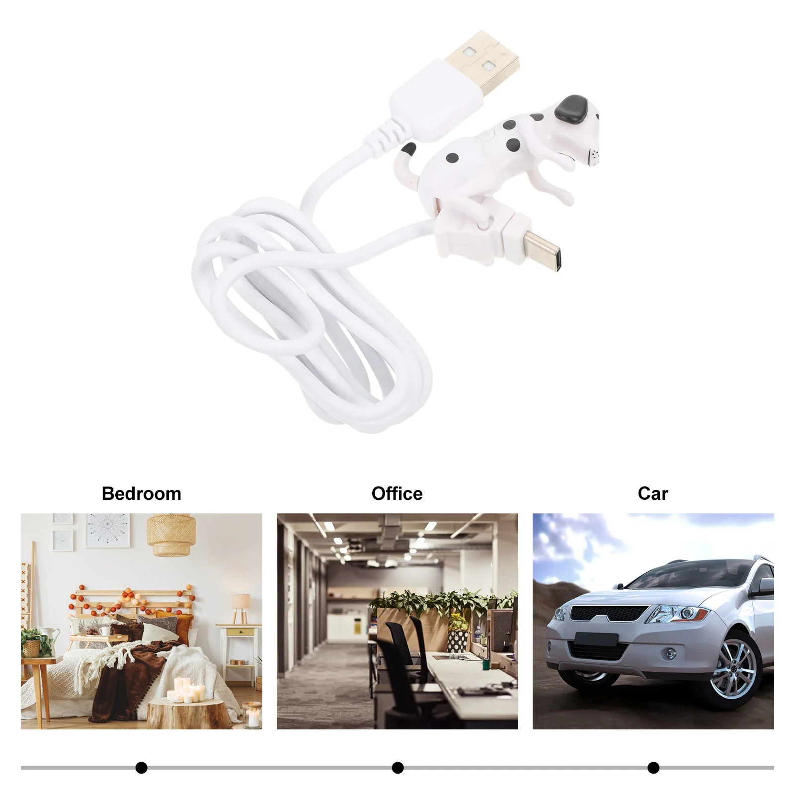 Charge Puppy Data Cable Portable Telephone Metal Mini Animals USB Charging Line