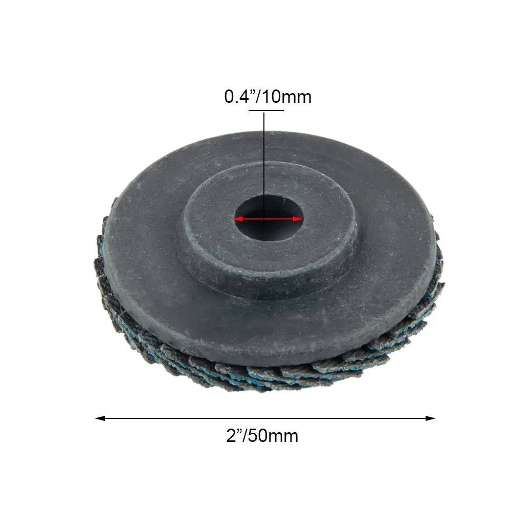 5 pz 2 pollici 50mm lama per mola 80 grana per smerigliatrice angolare strumento abrasivo disco abrasivo disco per lucidatura disco abrasivo mola