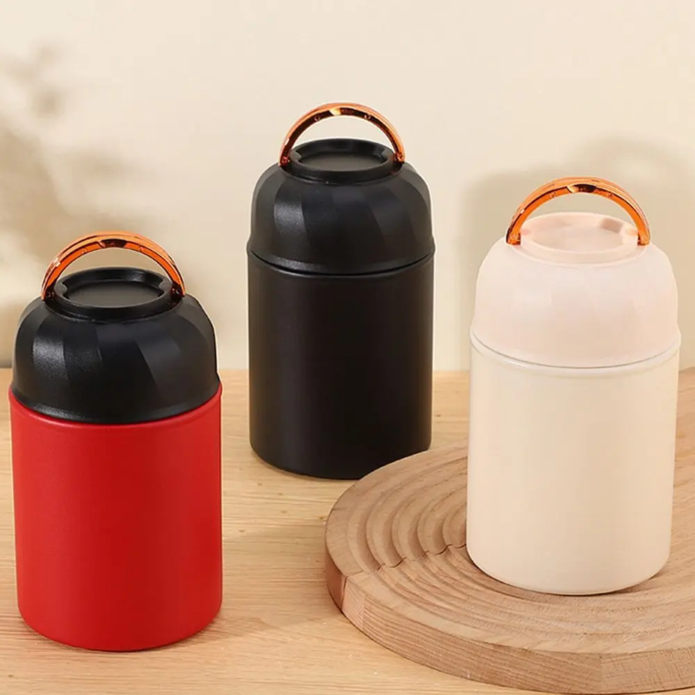 

Foldable Spoon Portable Thermos Bucket Leakproof Collapsible Handle 316 Stainless Steel Lunch Box Datechable Vacuum Insulated