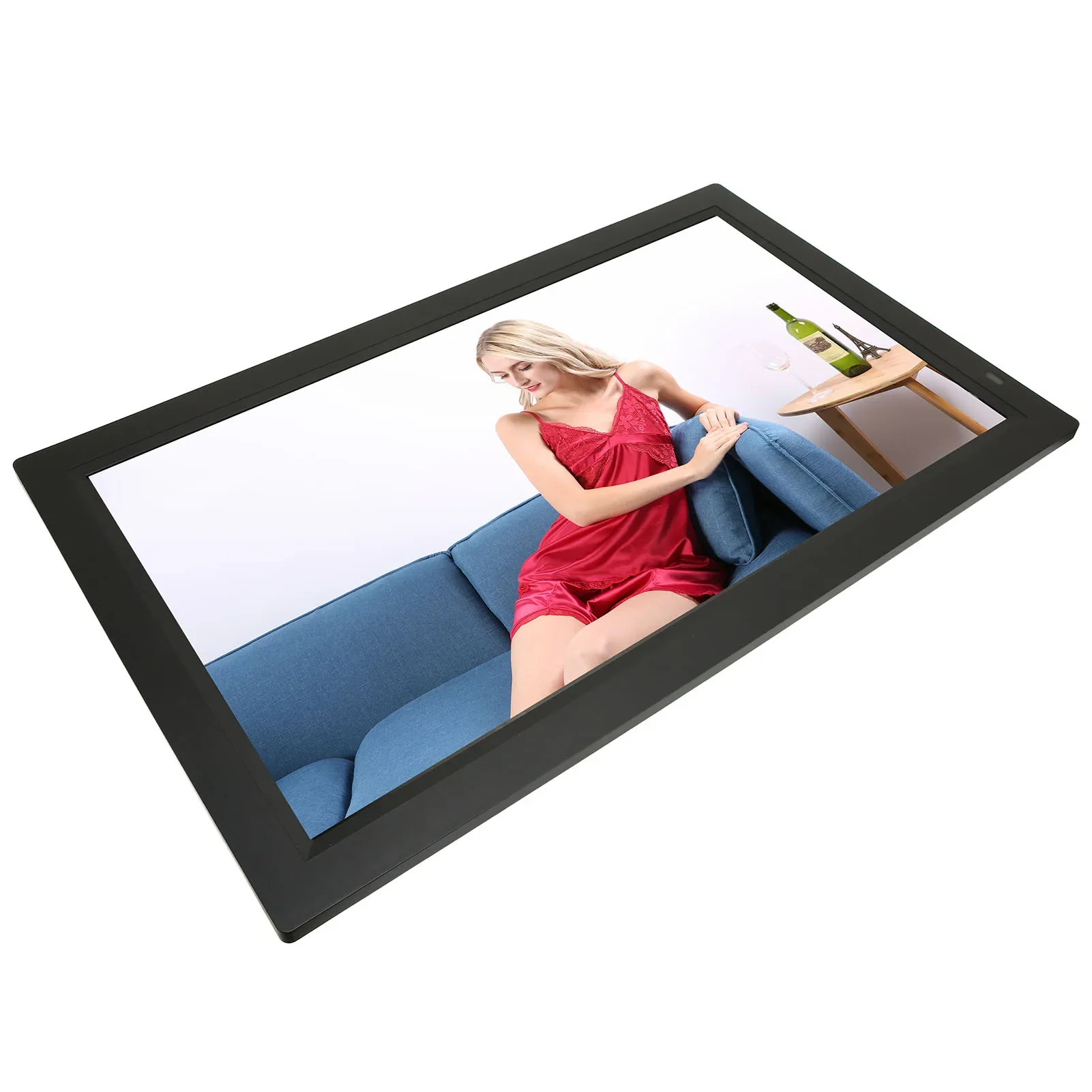 21.5 Inch Ips Screen HD Digital Photo Frame with Remote Control-High Quality Electronic Picture Frame for Smart HD Display