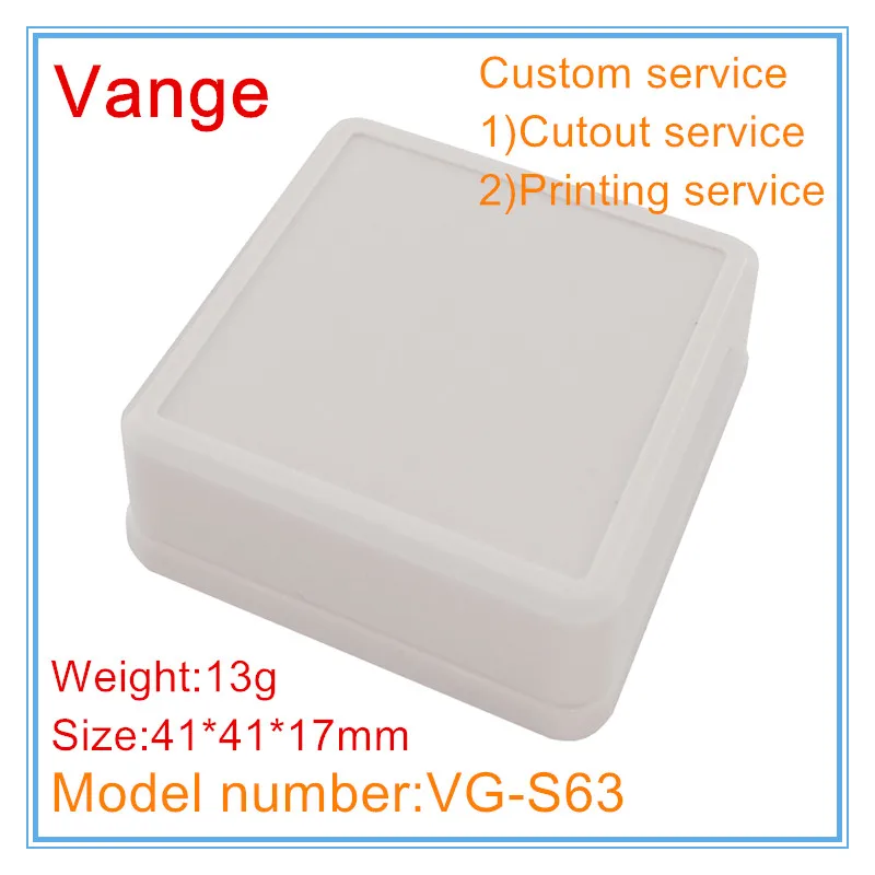 Vange PCB housing case 41*41*17mm ABS plastic project box