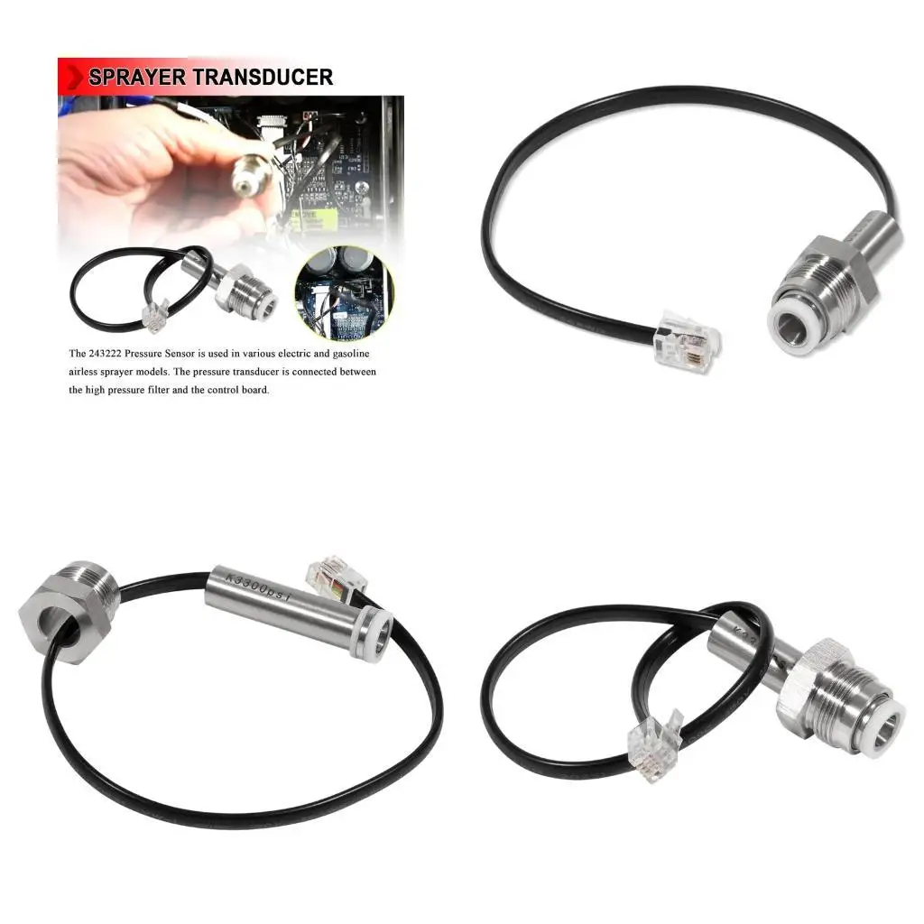 

R9UF 243222 Paint Sprayer Pressure Monitoring Sensors Fit Multiple Airless Systems Solid Build