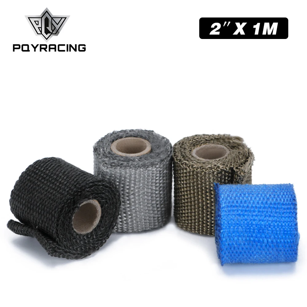 50mm 1Meter Performance Exhaust Tape Manifold Downpipe Insulating Heat Wrap 2\