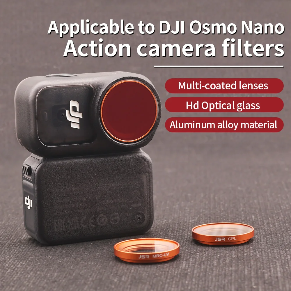 

For DJI Osmo Nano motion camera, high-definition optical filter, polarized CPL camera photography accessories
