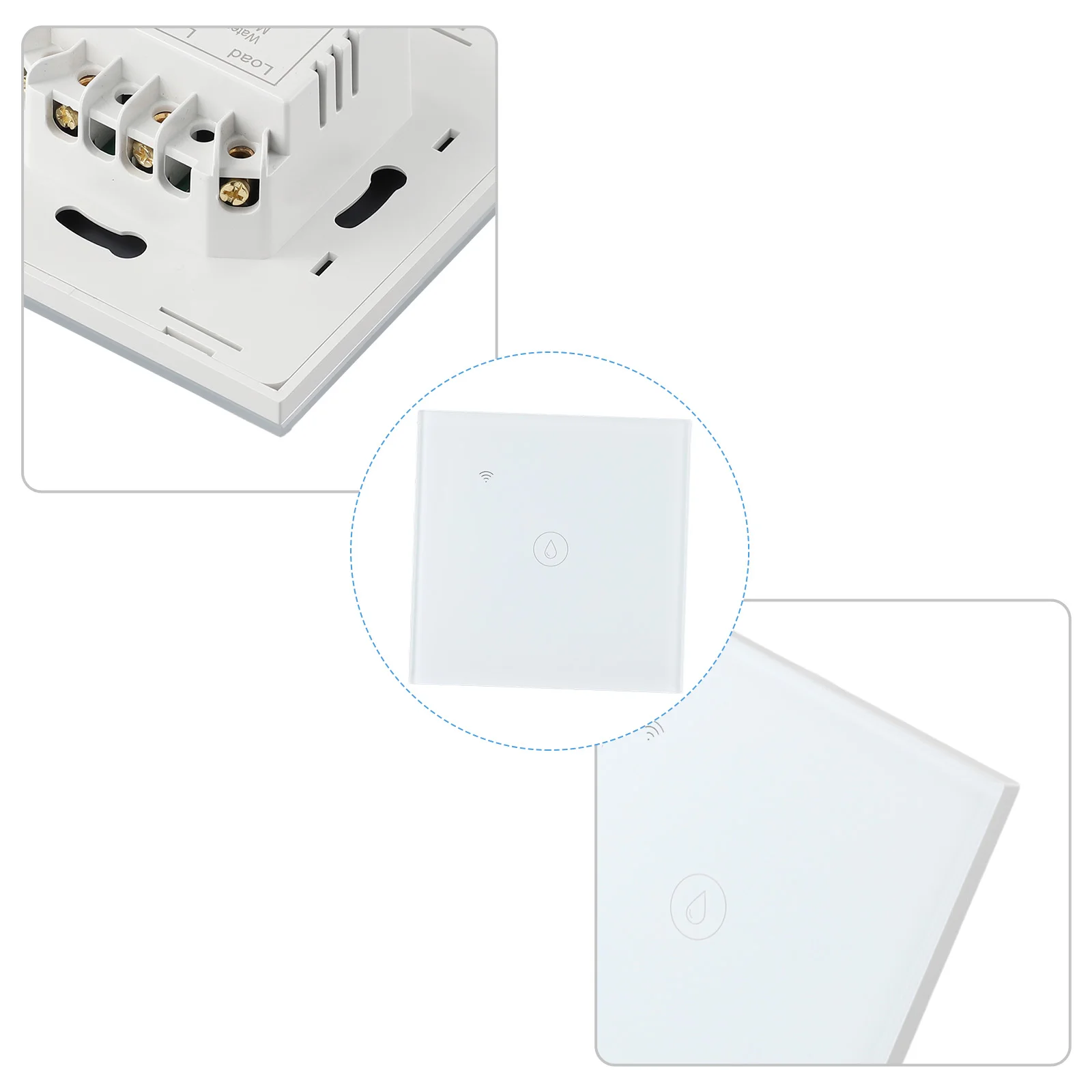 For Tuya Touch Switch Timer Water Heater Boiler 40A ABS AC110-240V Single Control Once Open Smart Wifi For Alexa