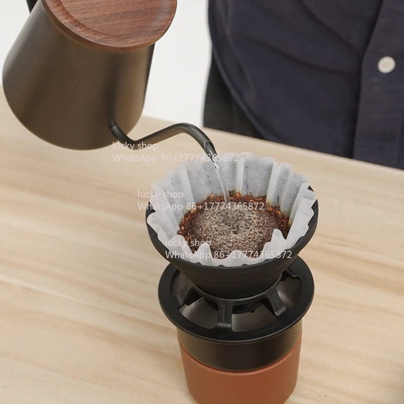 

Outdoor Silicone Folding Filter Cup Portable Cake Cup Filter
