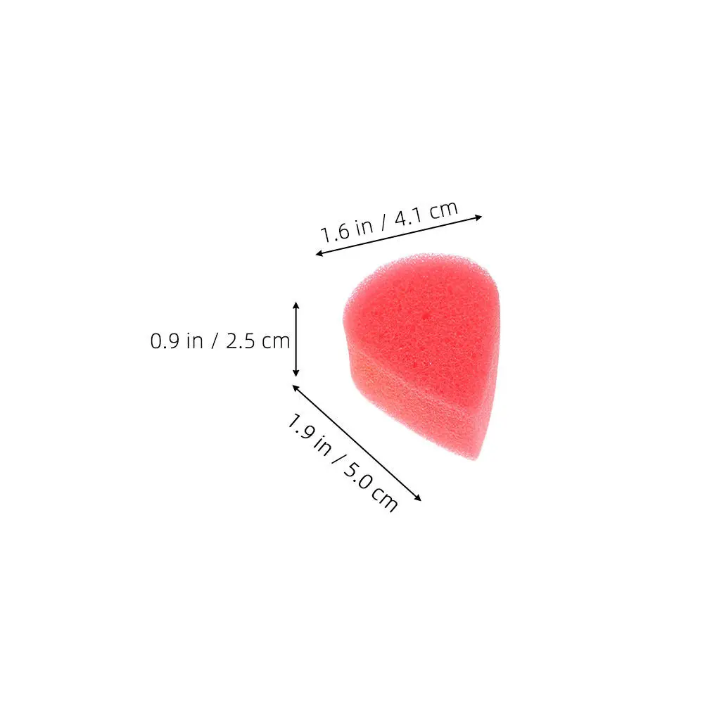 48Pcs Teardrop Face Painting Sponges High Density Painting Sponge Set Nonabsorbent Surface Ergonomic Grip for Festivals