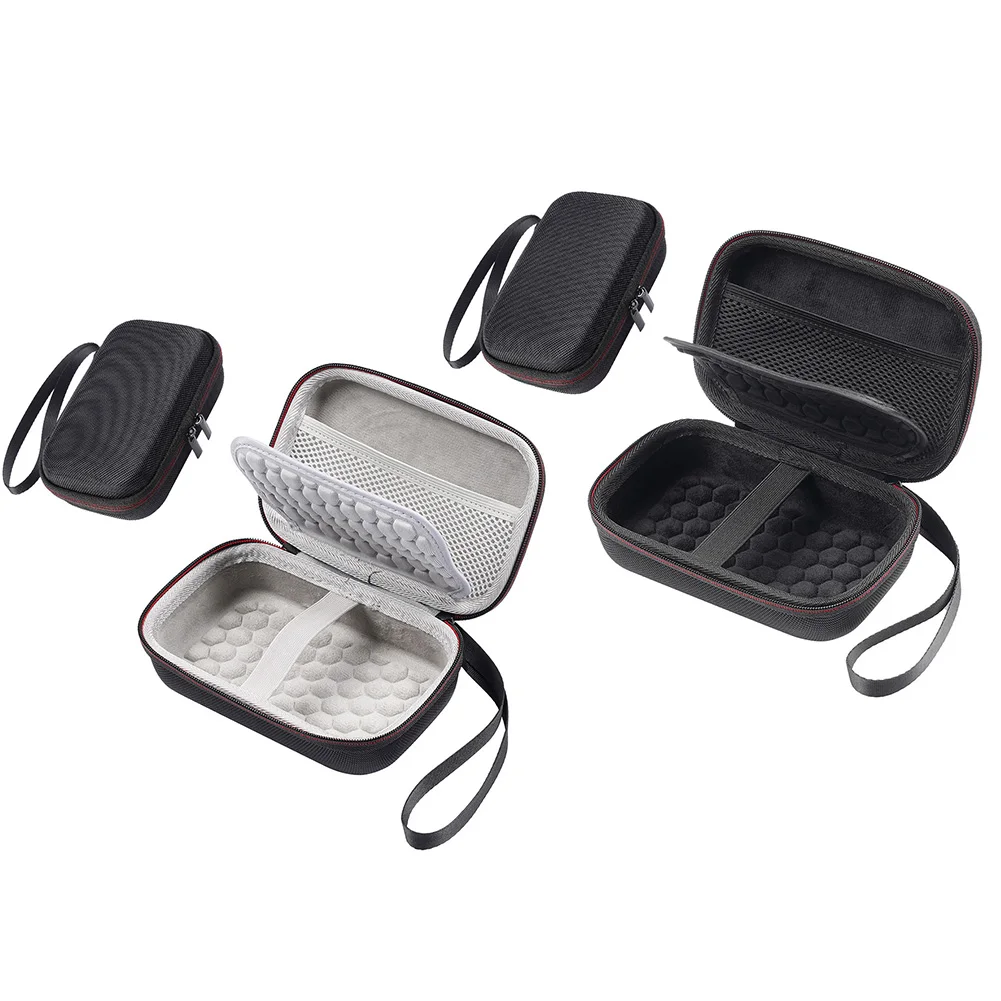 EVA Hard Carrying Case Anti-Drop Hard Storage Case with Accessory Pocket & Hand Strap for Anbernic RG Cube Handheld Game Console