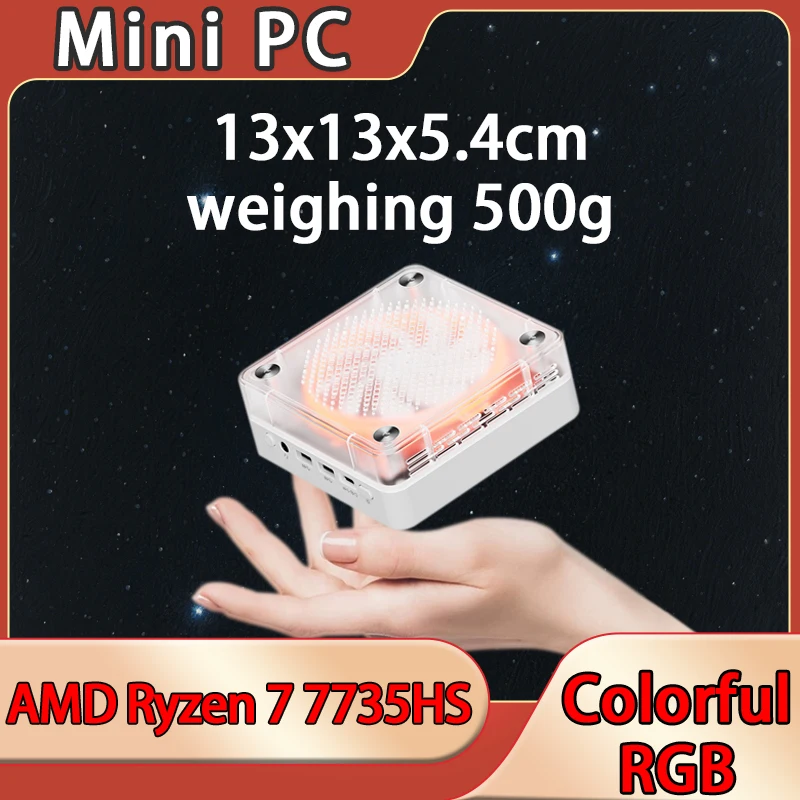 Игровой мини-ПК Win 11 Pro AMD Ryzen7