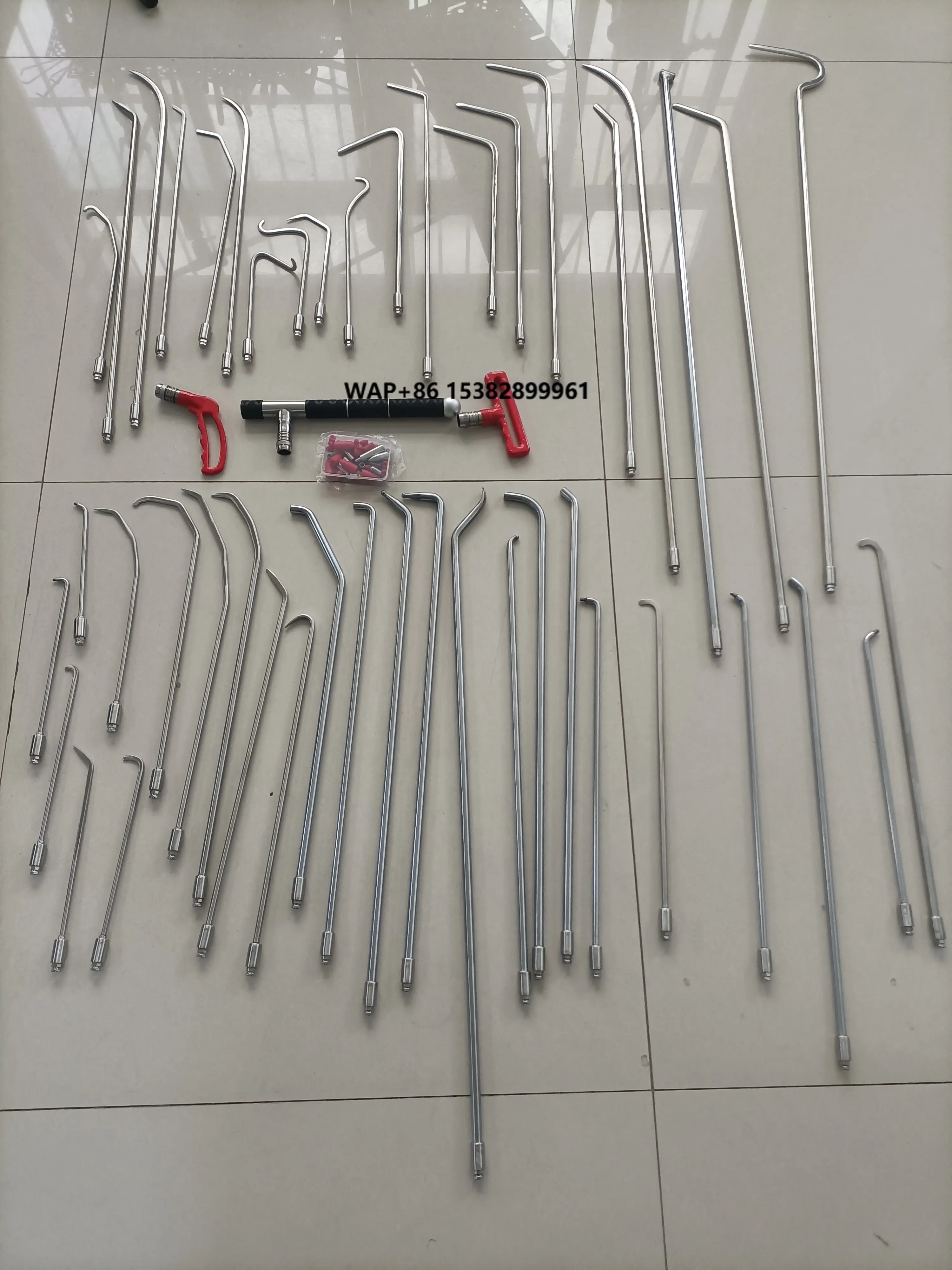 NEW Grade Super Pdr Car Tool Set 45PC Quick Release Tool PDR Hook and Rod Car Dent Repair Tools New Upgrade Special Shaped Hook