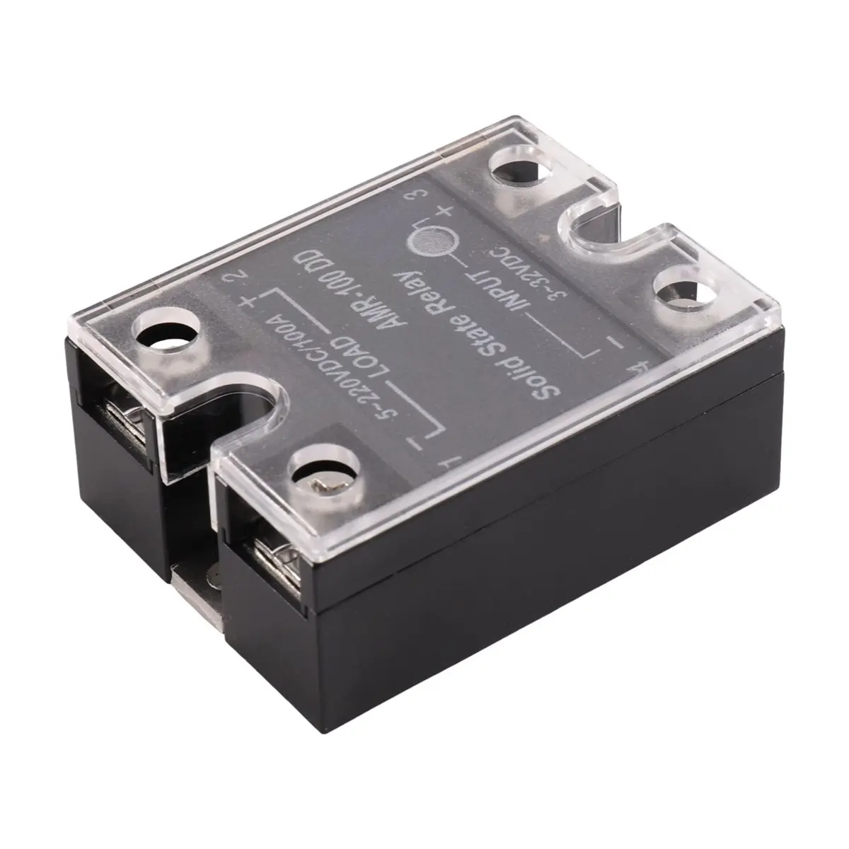 DC to DC Solid State Relay 12V 24V DC Input 200VDC Load Voltage Regulator Tramsformer Power Protection 100A SSR