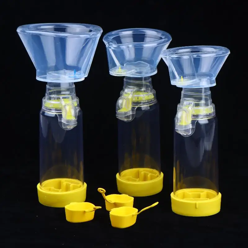 Medical Grade Asthma Spacer Inhaler 1Pcs Soft Silicone Aerosol Cabin for Adult Pediatric Baby Daily Use