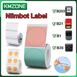 Niimbot B21/B203/B3S/B1 Thermal Label Printing Bigger Size Colorful Sticker Rolls Paper Waterproof Oil-proof Self-adhesive Tape